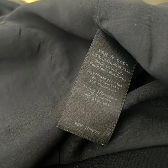 Rag & Bone black, back cut-out blazer - Picture 5 of 5